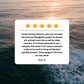 Image of a testimonial for Soulside box set - three organic herbal extractions to help with  natural energy, focus, stamina, athletic performance, recovery, immunity, brain health and sleep. 